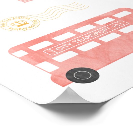 London Travel Poster (Hoek)