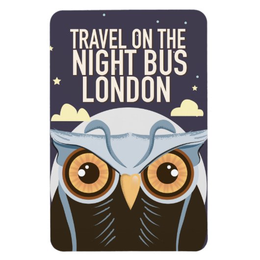 London Uil Posterprint. Magneet (Verticaal)