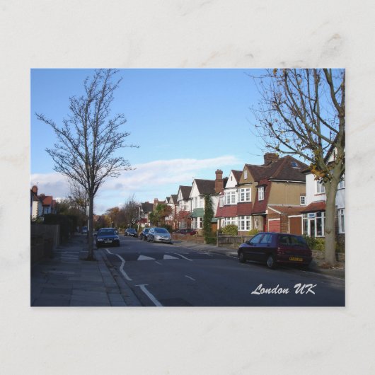 London UK Briefkaart (Voorkant)