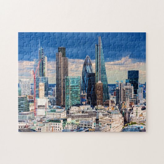 London UK City Buildings Jigzaag Puzzle Legpuzzel (Horizontaal)