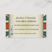 London UK Flag Visitekaartje (Achterkant)