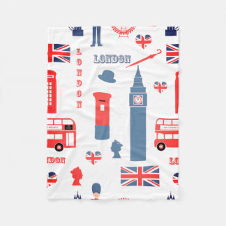 London UK Fleece Deken
