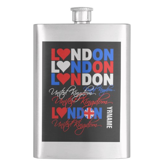 London UK maatkolf Flacon (Voorkant)