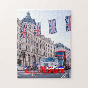 London UK Oxford Street Tourist Scene Legpuzzel