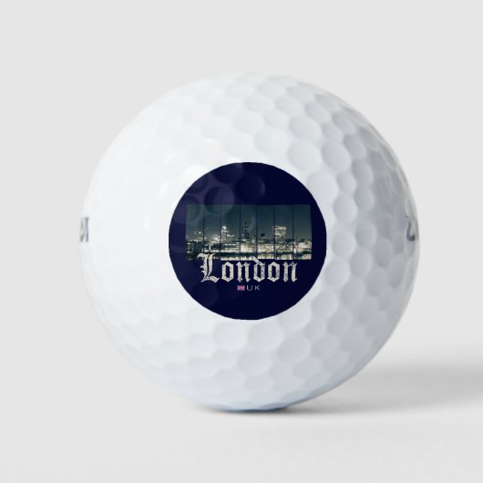 London Uk Skyline United Kingdom Golfballen (Voorkant)