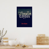 London Uk Skyline United Kingdom Poster (Keuken)