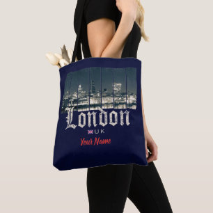 London Uk Skyline United Kingdom Tote Bag