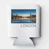 London UK Skyline Verenigd Koninkrijk England Souv Blikjeskoeler (Achterkant)