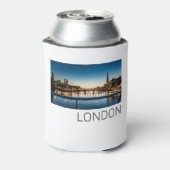 London UK Skyline Verenigd Koninkrijk England Souv Blikjeskoeler (Blikje Achterkant)