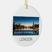 London UK Skyline Verenigd Koninkrijk England Souv Keramisch Ornament (Rechts)