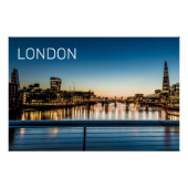 London UK Skyline Verenigd Koninkrijk England Souv Perfect Poster (Voorkant)
