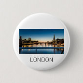 London UK Skyline Verenigd Koninkrijk England Souv Ronde Button 5,7 Cm (Voorkant)
