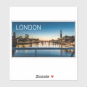 London UK Skyline Verenigd Koninkrijk England Souv Sticker (Vel)