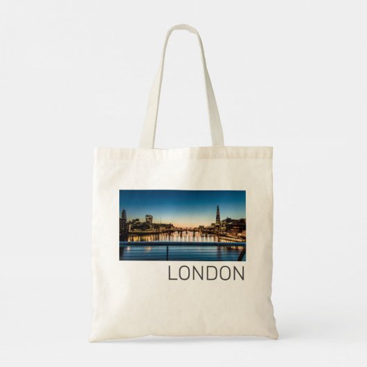 London UK Skyline Verenigd Koninkrijk England Souv Tote Bag (Achterkant)