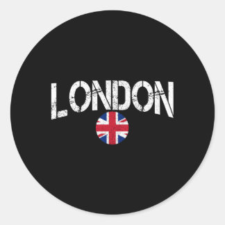 London UK Verenigd Koninkrijk Union Jack England Ronde Sticker