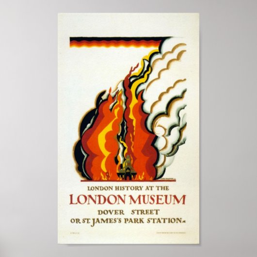 London Underground 1908-1933 Poster (Voorkant)