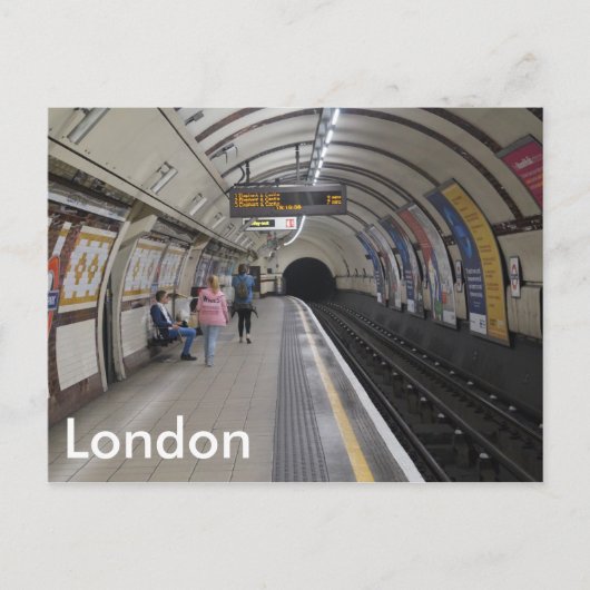 London Underground - Briefkaart (Voorkant)