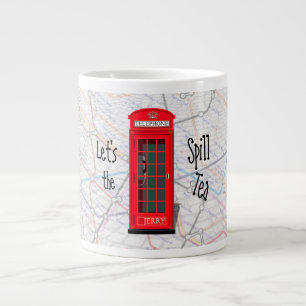 London Underground Plattegrond Rode Telefooncel Grote Koffiekop