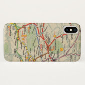 London Underground Railways Map Case-Mate iPhone Case (Achterkant (horizontaal))