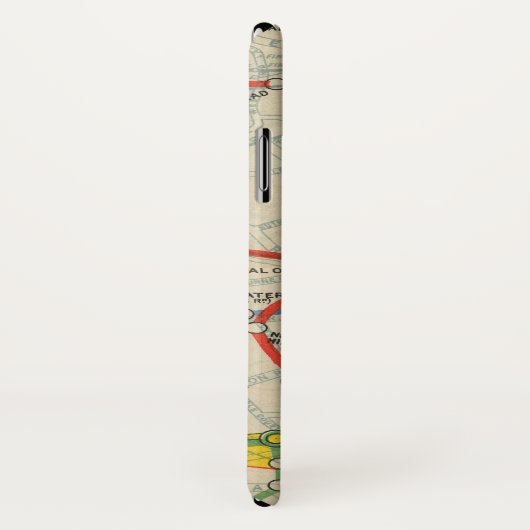 London Underground Railways Map Case-Mate iPhone Case (Achterkant / rechts)