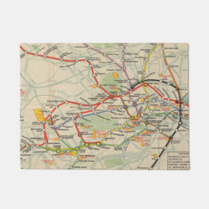London Underground Railways Map Deurmat
