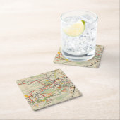 London Underground Railways Map Kartonnen Onderzetters (Insitu)