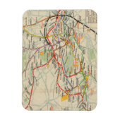 London Underground Railways Map Magneet (Verticaal)