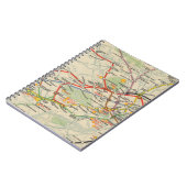 London Underground Railways Map Notitieboek (Linkerzijde)