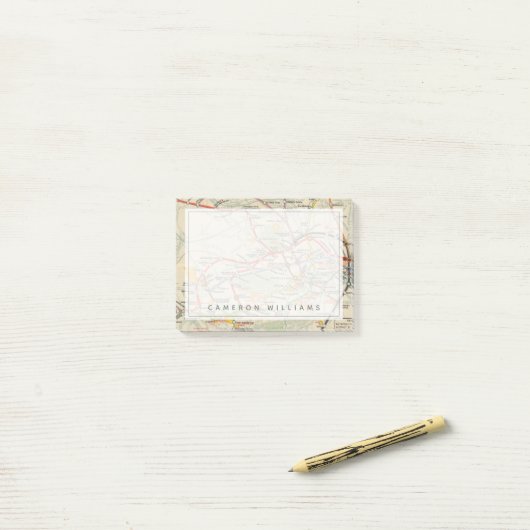 London Underground Railways Map Post-it® Notes (Op bureau)