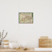 London Underground Railways Map Poster (Keuken)