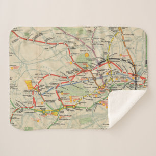 London Underground Railways Map Sherpa Deken