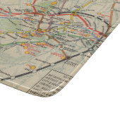 London Underground Railways Map Snijplank (Hoek)