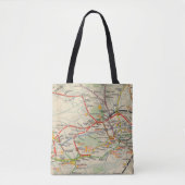 London Underground Railways Map Tote Bag (Voorkant)