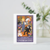 London Underground  Transportation Poster Briefkaart (Staand voorkant)