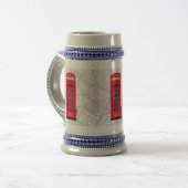 London Underground Tube Map Stein ✨ Aangepaste naa Bierpul (Voorkant links)