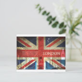 London Union Jack Briefkaart (Staand voorkant)