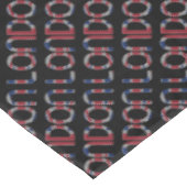 London Union Jack British Flag Typography Elegant Tafelkleed (Gekanteld)