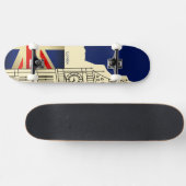London Union Jack Flag Big Ben Skateboard (Horizontaal)