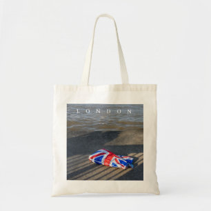 London Union Jack plastic zak canvas tas