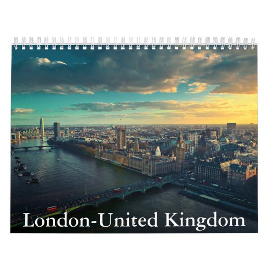London-United Kingdom Calendar Kalender (Hoes)