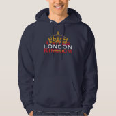 London United Kingdom Hooded Sweatshirt! Hoodie (Voorkant)