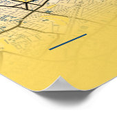 London - United Kingdom Yellow City Map Poster (Hoek)