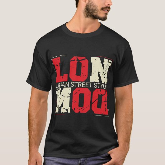 London-Urban-Street-Style-Text T-shirt (Voorkant)