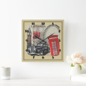 London  vierkante klok (Huis)