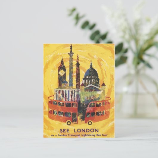 london vintage briefkaart (Staand voorkant)