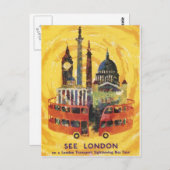 london vintage briefkaart (Voorkant / Achterkant)