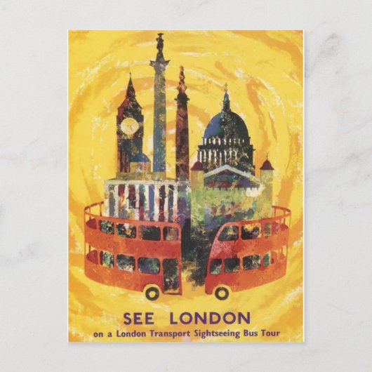 london vintage briefkaart (Voorkant)