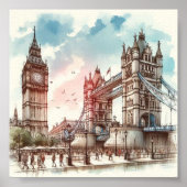 London Wall Art Poster (Voorkant)