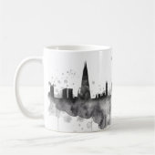 London Waterverf Black City Skyline Modern Koffiemok (Links)