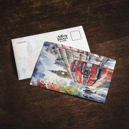 London Waterverf Kaart